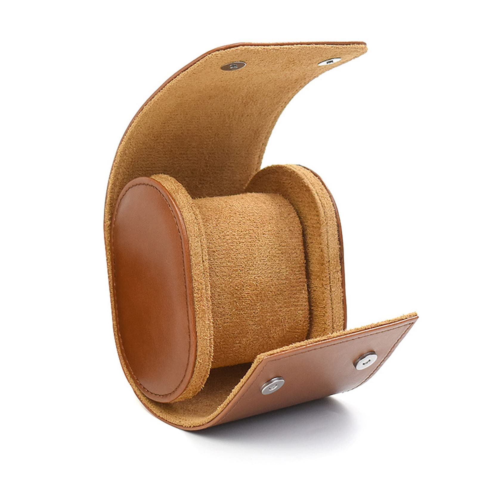 Watch Organizer Watches for Case Pu Leather Roll Watch Storage Pouch Jewelry Box Single Watches Display for Case Storage Box Wooden