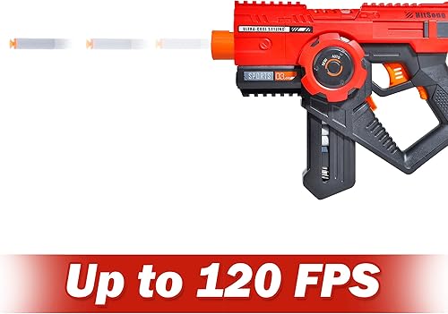 Miniatura 5 de Yewdrum Pistola de juguete de balas suaves de espuma motorizada, 100 dardos, dos cartuchos de dardos de 20 capacidades, regalo de juguete para