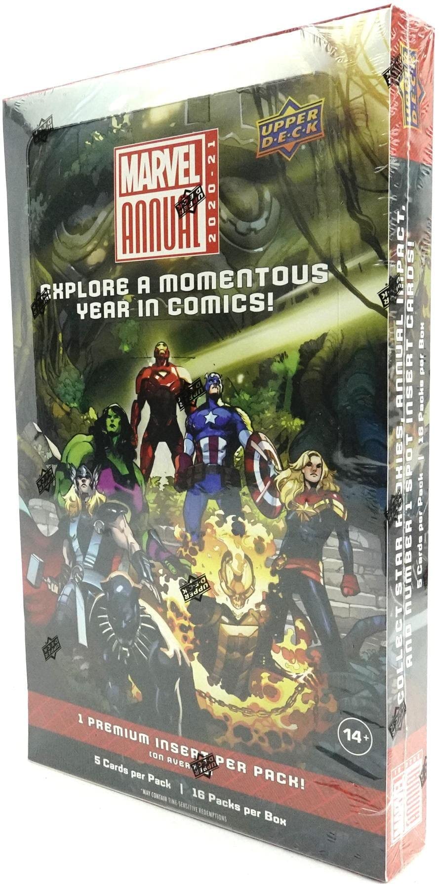 UPPER D·E·C·K MARVEL ANNUAL　新品未開封5パック Amazon.com: Upper Deck Marvel Annual Hobby Box (2020/21