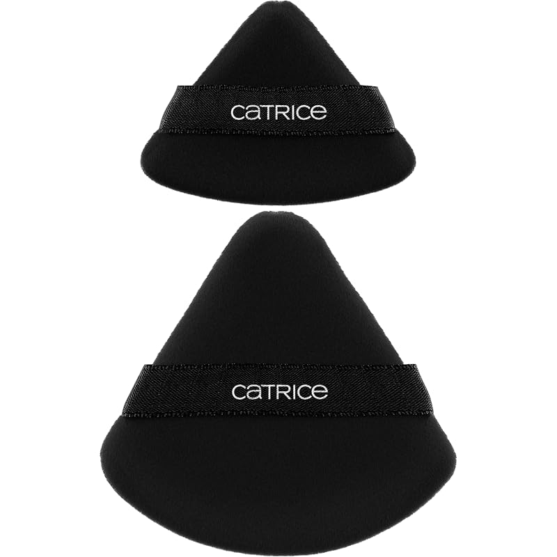 Puffs para pó Catrice Magic Perfectors, aplicação e esfumado de maquiagem, Pacote com 2