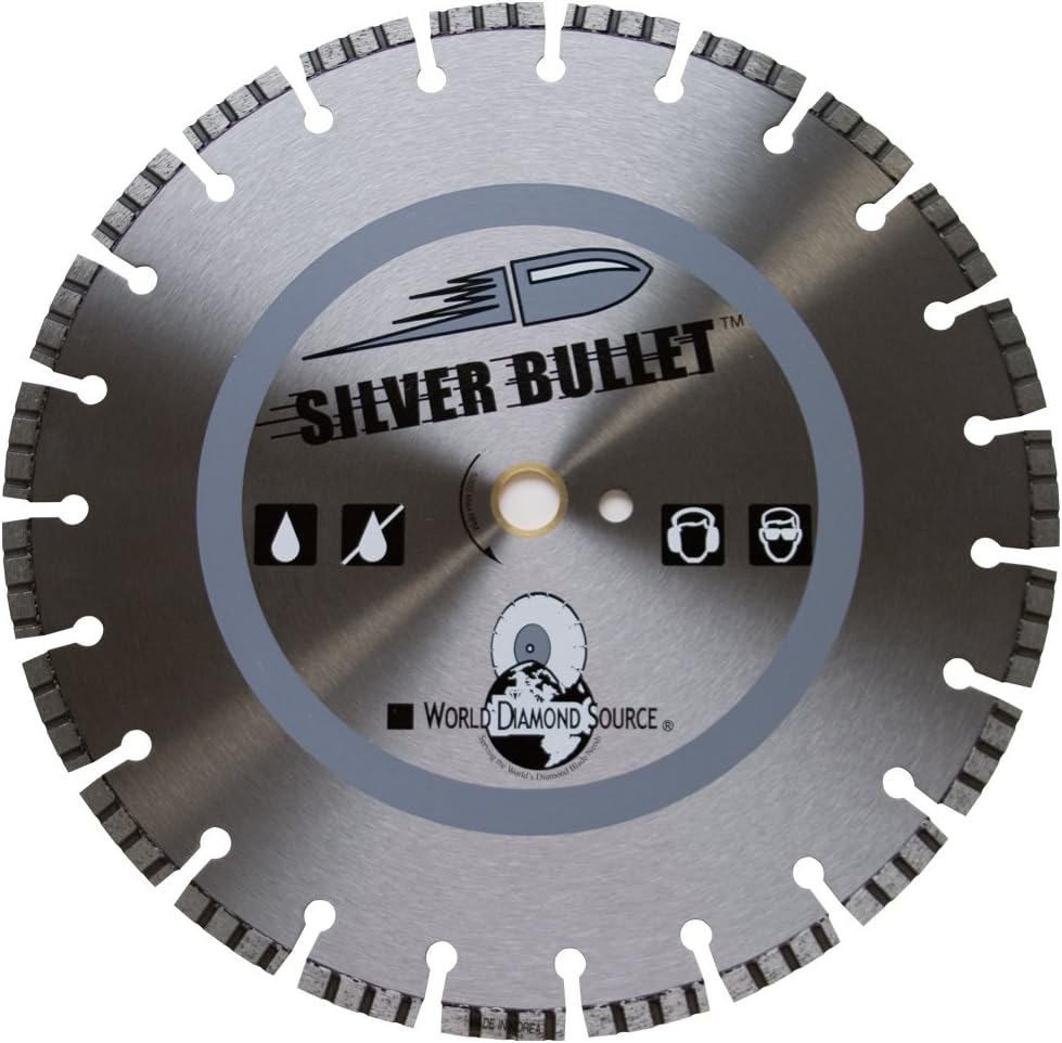 Silver Bullet ST12-1 Segmented Turbo Diamond Blade, 12-Inch