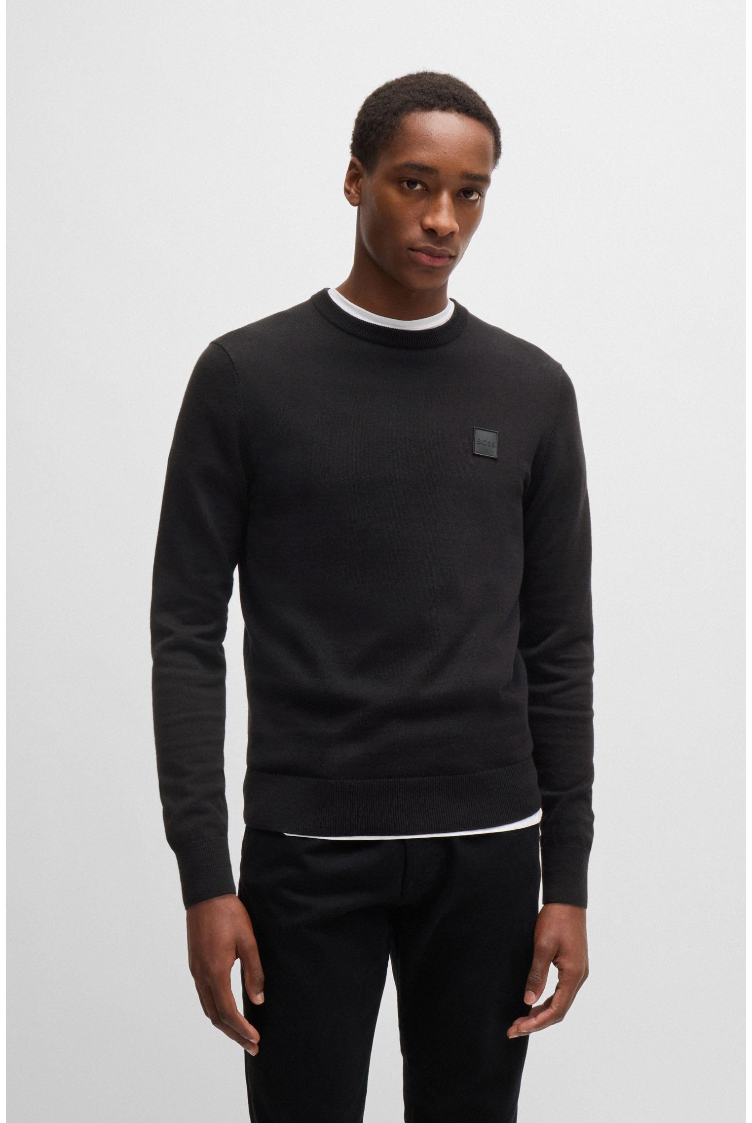 Boss Uomo Maglione A Girocollo Cotone 50527583