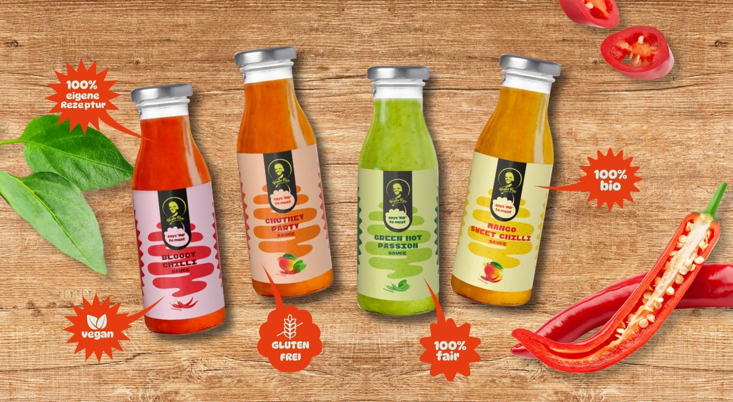 VEGAN PETE - Jackfrucht Vrikassee, veganes Fertiggericht in Bio-Qualität, 8 x 250g