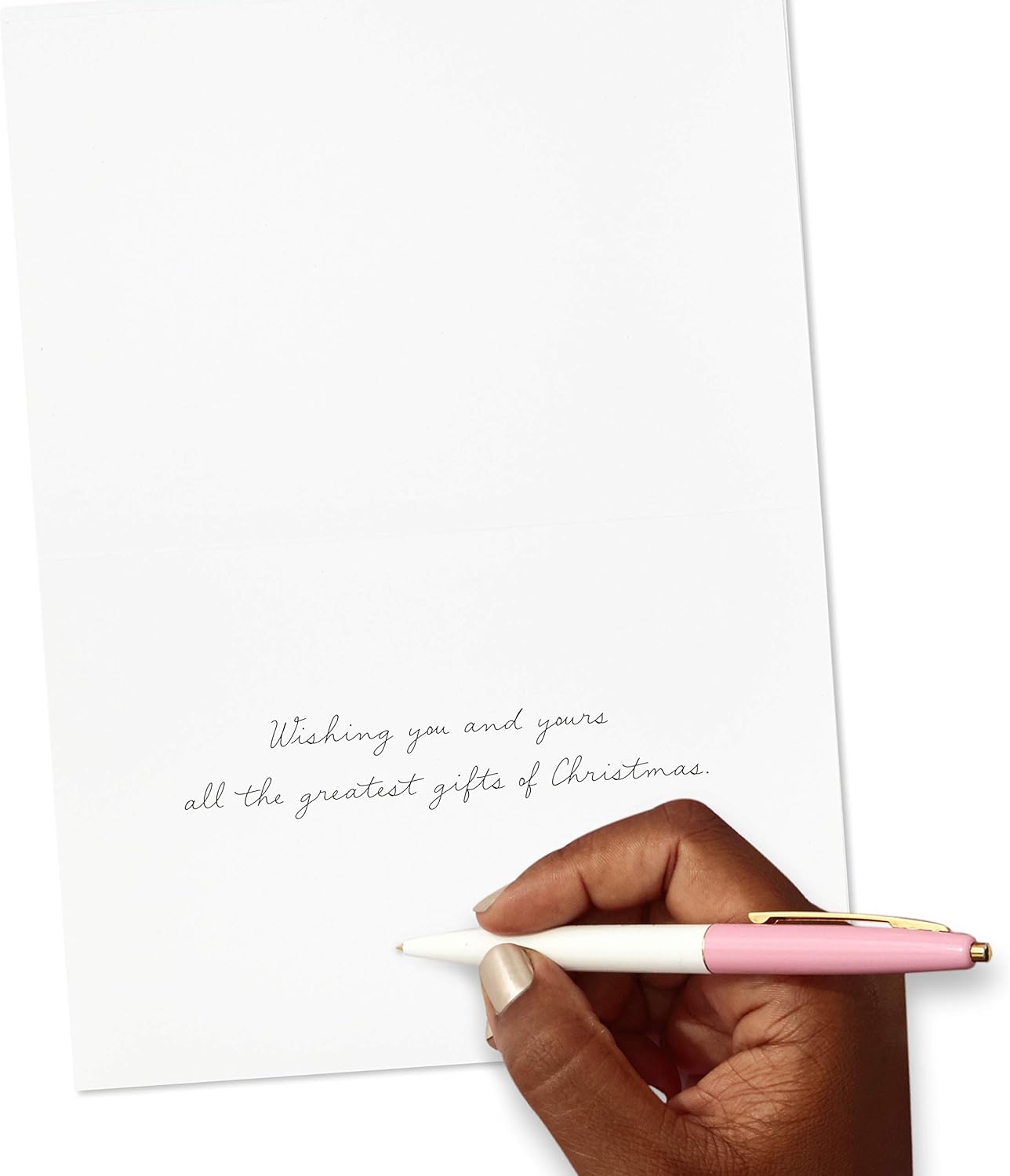 Hallmark Mahogany Boxed Christmas Cards, Three Angels (16 Cards and 17 Envelopes) - Image 6