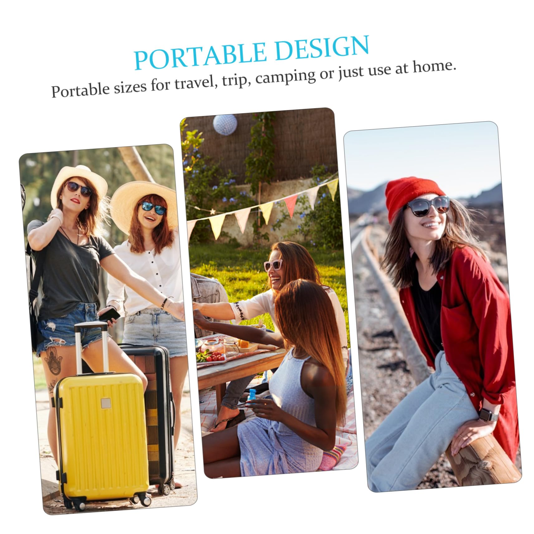 3piezas Espejo De Maquillaje Mini Diseño De Flores Espejo Aumentador para Maquillaje Accesorio Portátil para Mujeres para Viajes y Uso Diario