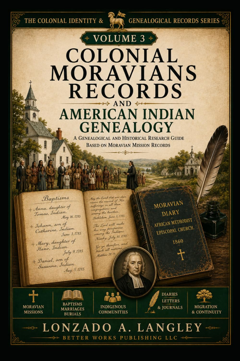 COLONIAL MORAVIANS RECORDS AND AMERICAN INDIAN GENEALOGY
