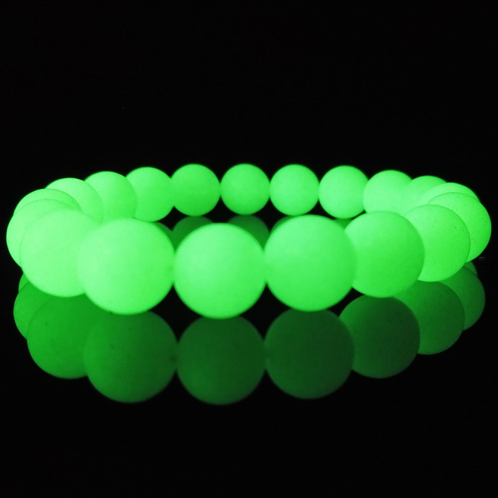 Boutigem 384Pcs 10 Mm Glow In The Dark Round Beads Luminous Resin...