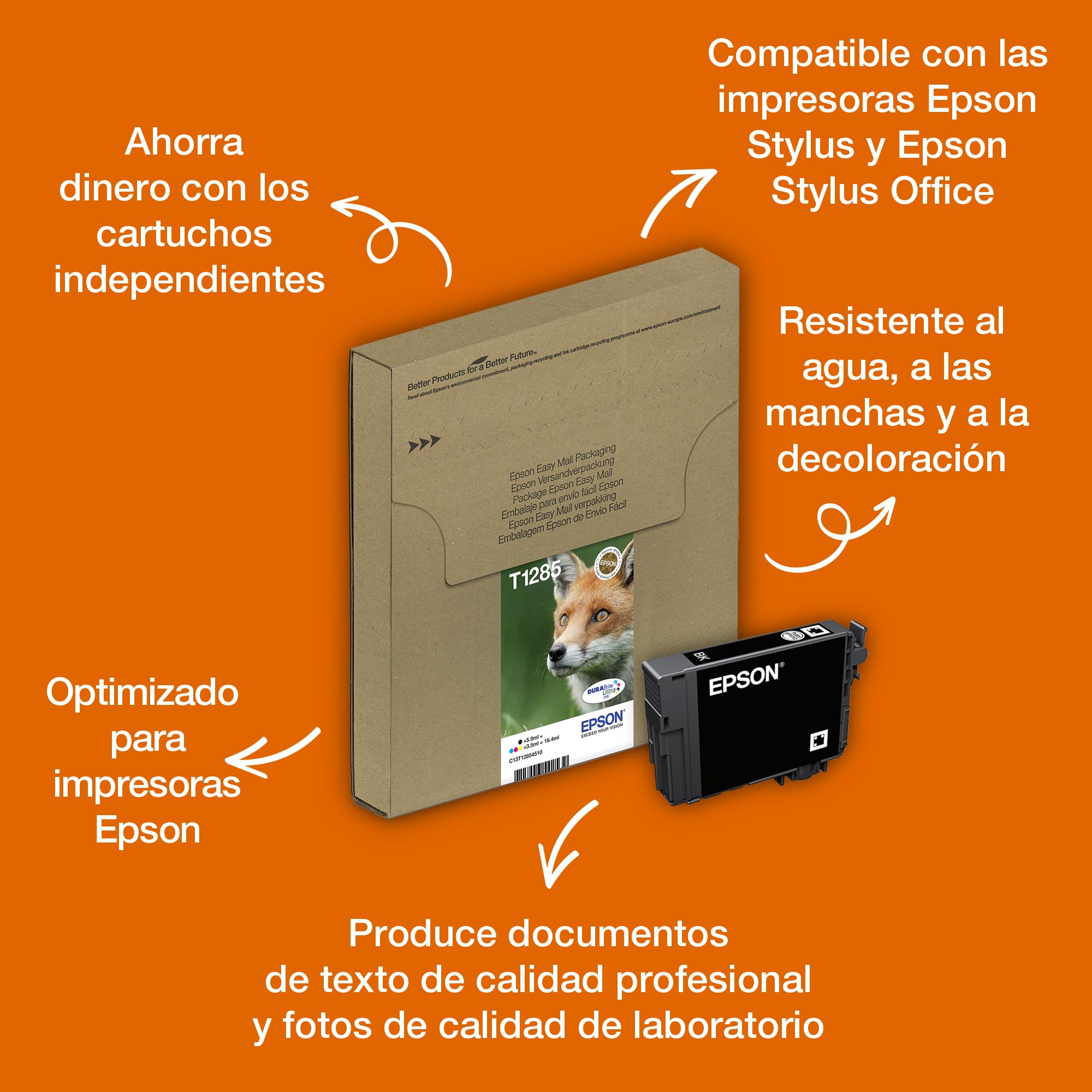 Epson DURABrite Ultra, Cartucho De Tóner Adecuado Para Bx305f 59, Multipack, Normal Paquete De 4