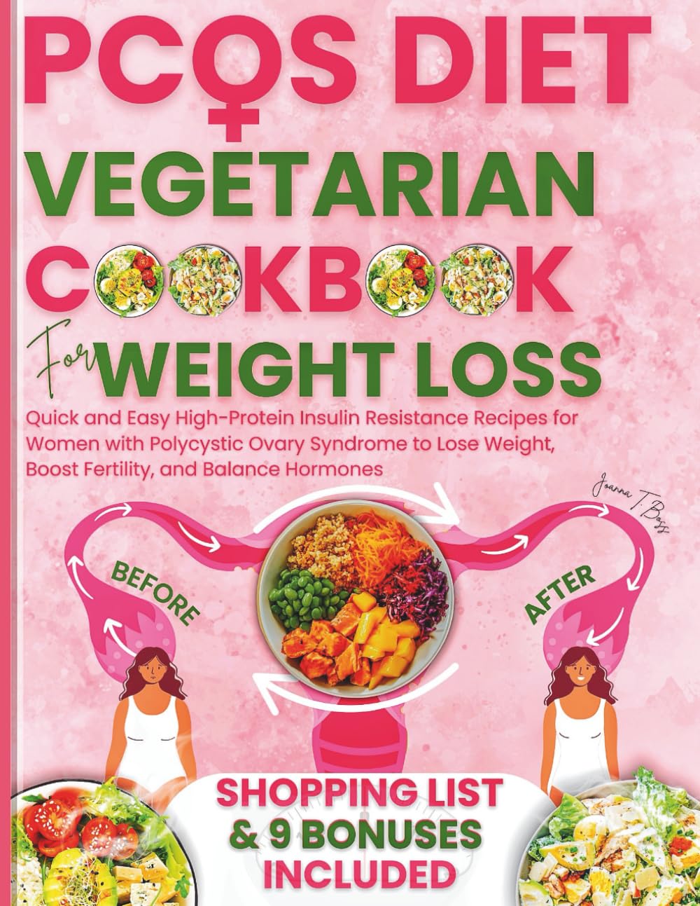 PCOS Vegetarian Diet Cookbook for Weight Loss: Quick and Easy High-Protein Insulin Resistance Recipes for Women with Polycystic Ovary Syndrome to Lose