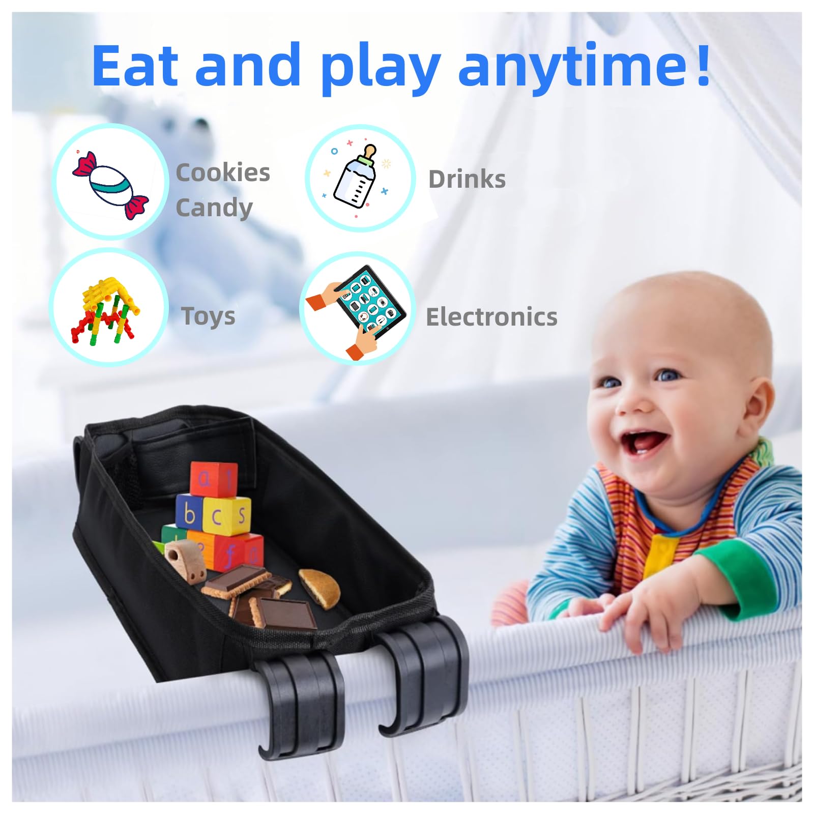 ワンダーフォールド スナック アクティビティ トレー テーブル W4