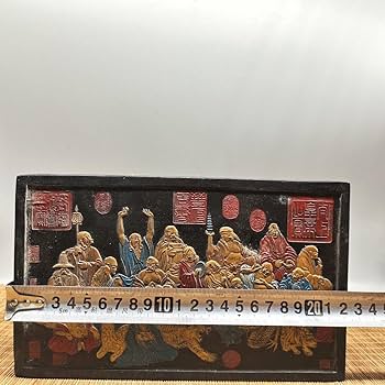 黒墨塊 墨条 十八羅漢 書道具 文房具 工芸品 美術品 置物 Amazon.co.jp: 黒墨塊 墨条 十八羅漢 書道具 文房具 工芸品 美術