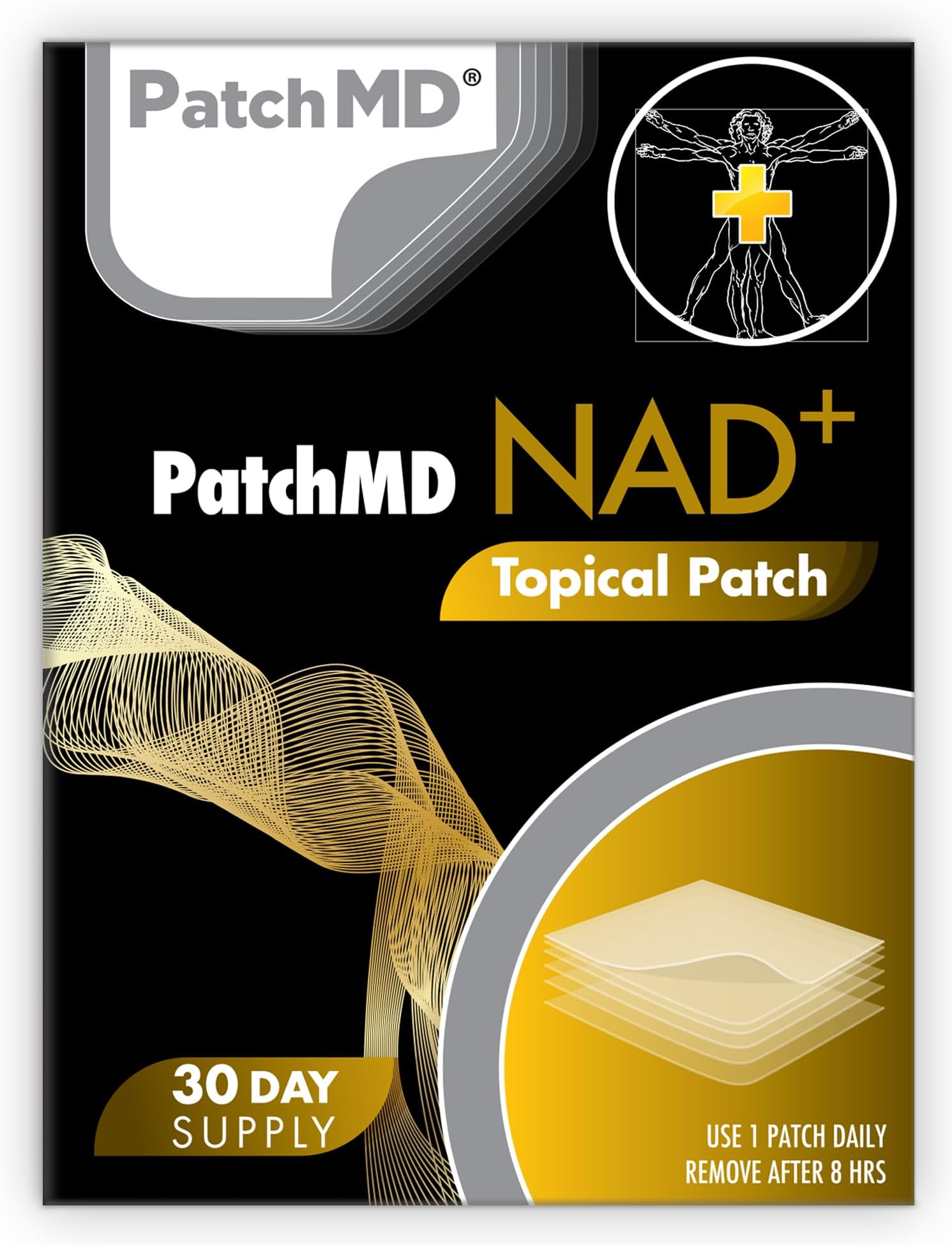 NAD+ Total Recovery Patches - 30 Days Supply