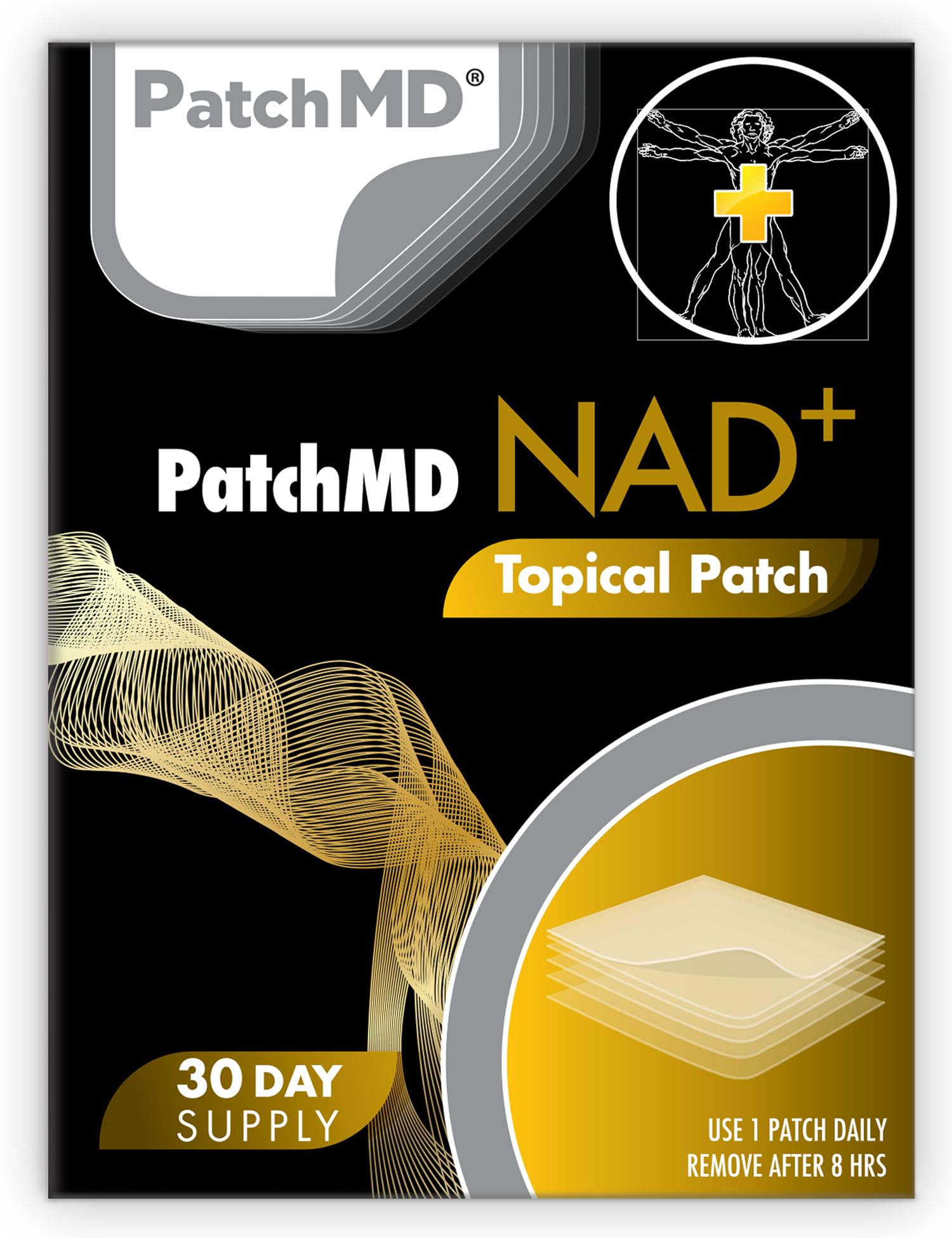 NAD+ Total Recovery Patches - 30 Days Supply