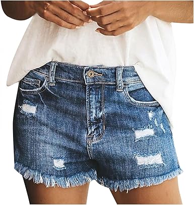 Shorts for Women Trendy Denim Shorts 