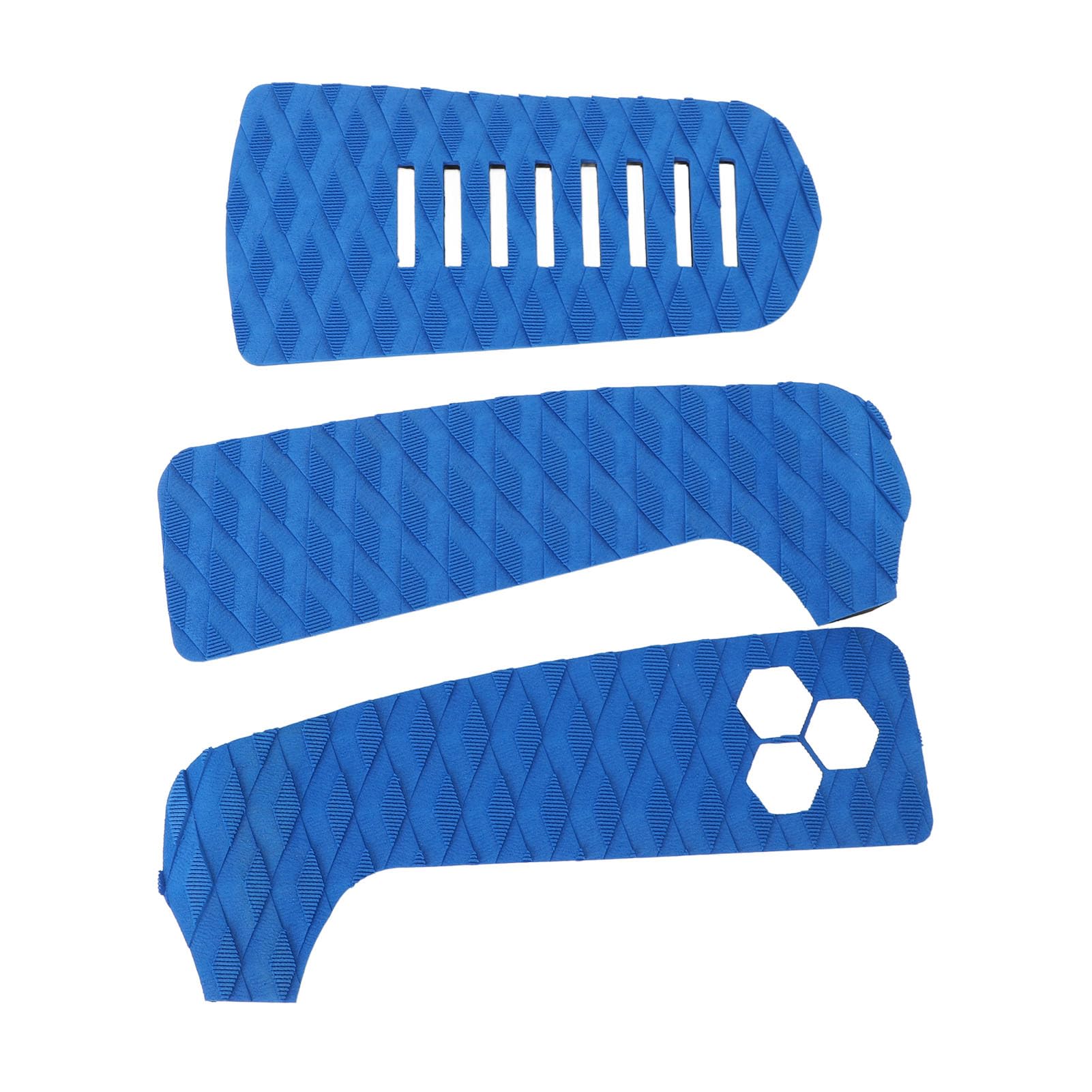 Airshi Surfboard Traction Mat, Durable Longboard Grip Pad (Blue)