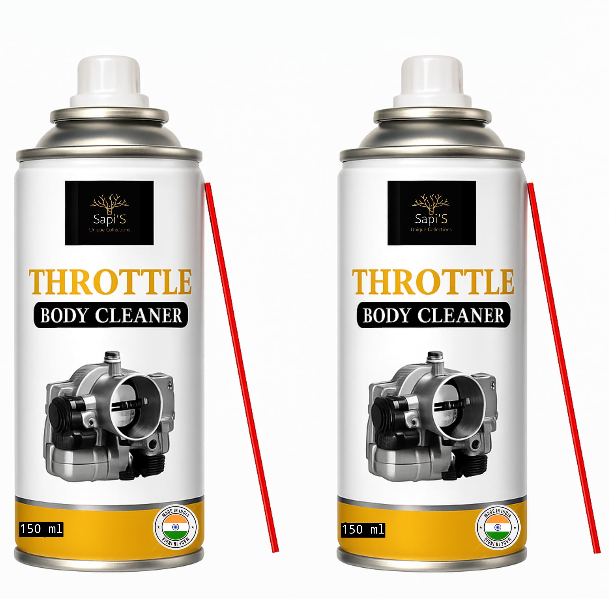 SAPI'S Throttle Body Cleaner (2 Pack) - 300ml Engine Cleaner for Car, Bike & More - Powerful Cleaning & Smooth Performance-image-35