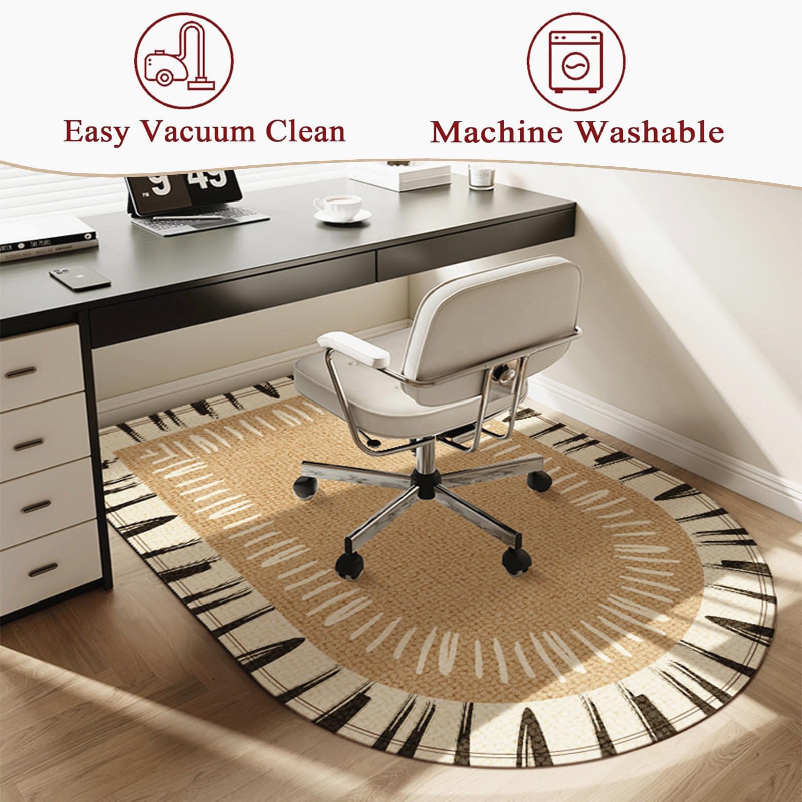 Odot Bodenschutzmatte 80x160cm - Rutschfeste Stuhlunterlage Für Büro Und Gaming