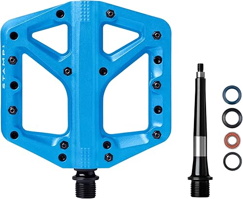 Miniatura 4 de Crankbrothers Stamp - Pedal para bicicleta BMX y MTB perfil mínimo agarre ajustable Black, Black &amp; Gold, Blue, Citron, Danny MacAskill, Orange,