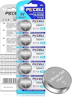 5X CR2477 2477 3V 900mAh Lithium Batteries for Motion sensors