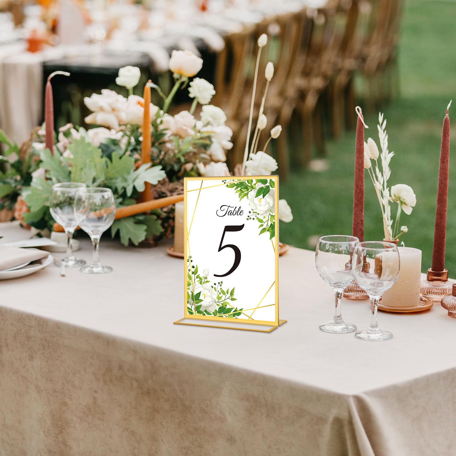 Acryl-Schilderhalter, doppelseitig, transparent, für Hochzeitstischnummern, Menü-Displays, Foto- und Kunstvitrine für Restaurant, Büro, Veranstaltungen, 30 Stück