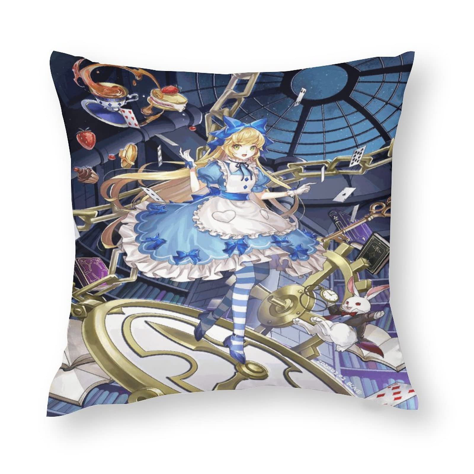 Amazon｜不思議の国のアリス 枕カバー 抱き枕 4点セット ピローケース