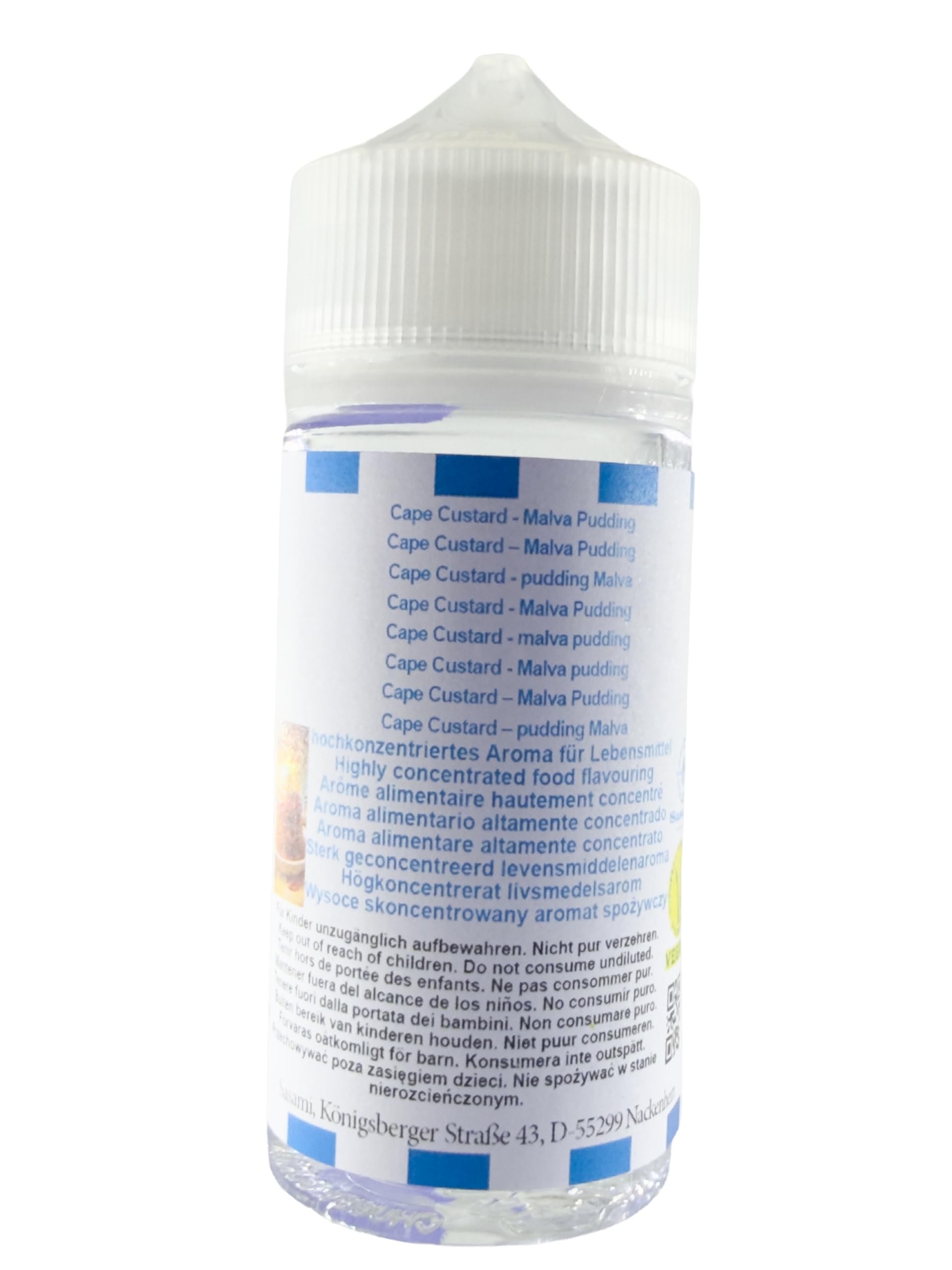Cape Custard - Malva Pudding Aroma Konzentrat - Vegan - Sasami - 100ml