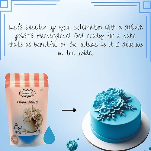 Miniatura 6 de Confect Fondant for Cakes Superhero Blue Fondant Chefs Choice para decoración de tartas, 8.8 onzas