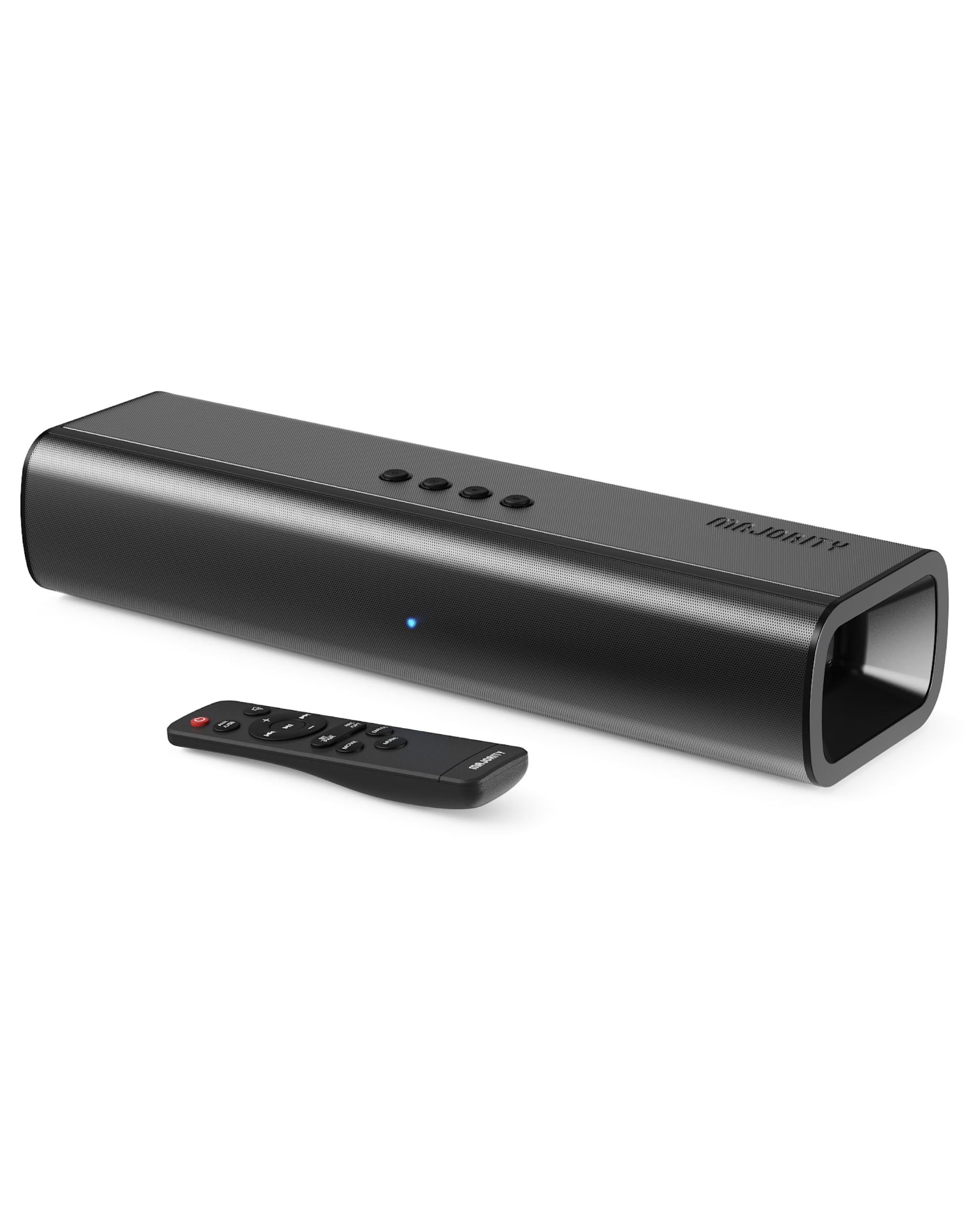 MAJORITY Naga 40 Sound Bar TV with Bluetooth and 80W 2.0 Speakers | HDMI ARC Sound Bar Speaker | 40cm Sound Bar PC | Wall Mount Kit and Remote Control Included