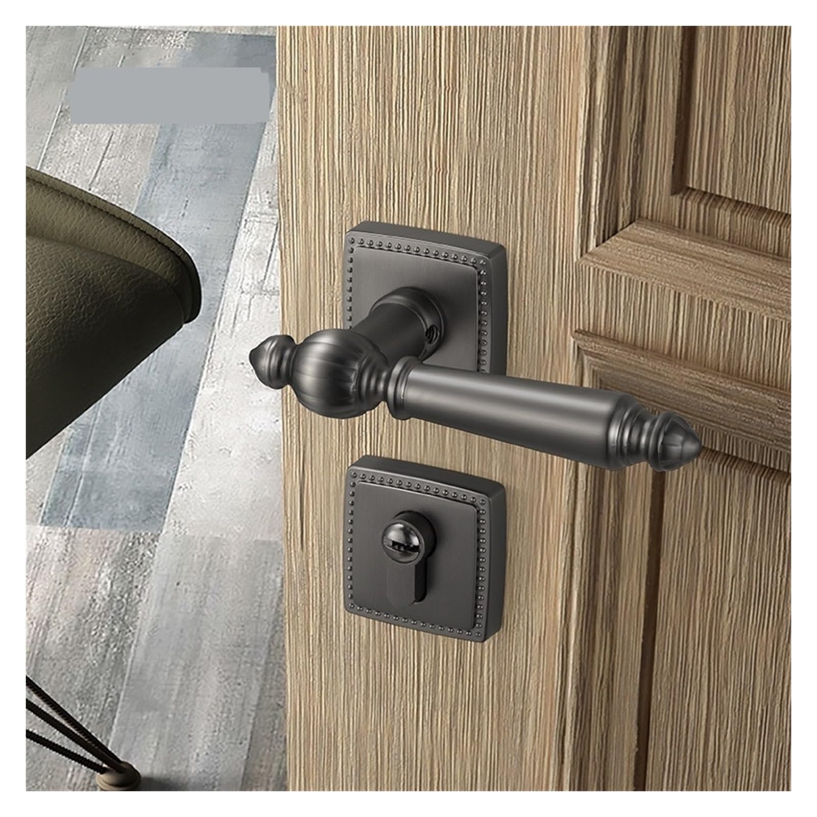 Serrure de porte magnétique pour porte de chambre à coucher silent lock grey