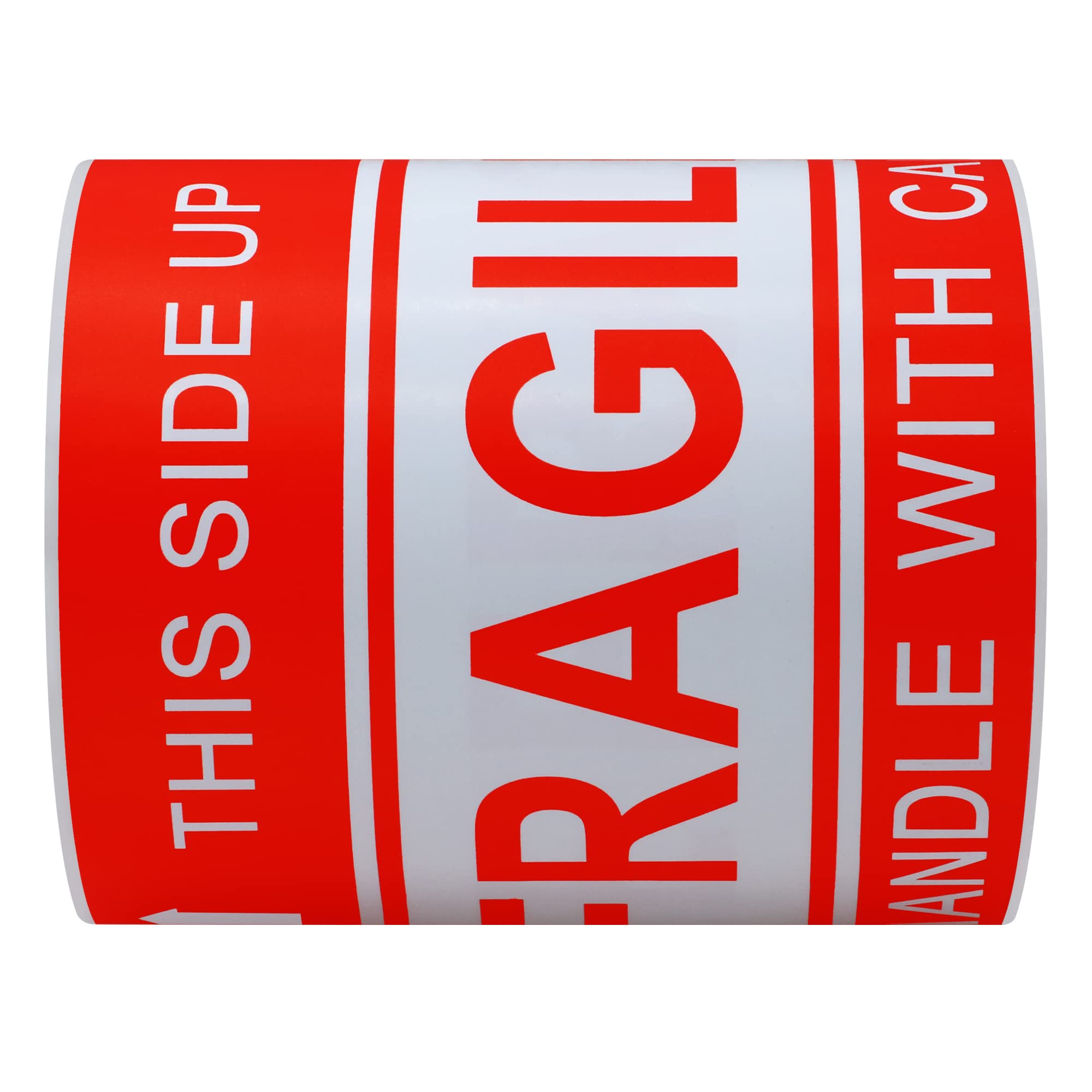 Hycodest 4x6 inch Fragile Labels 100 PCS Handle with Care Shipping Warning Label, This Side Up, 4"x6" - Image 3