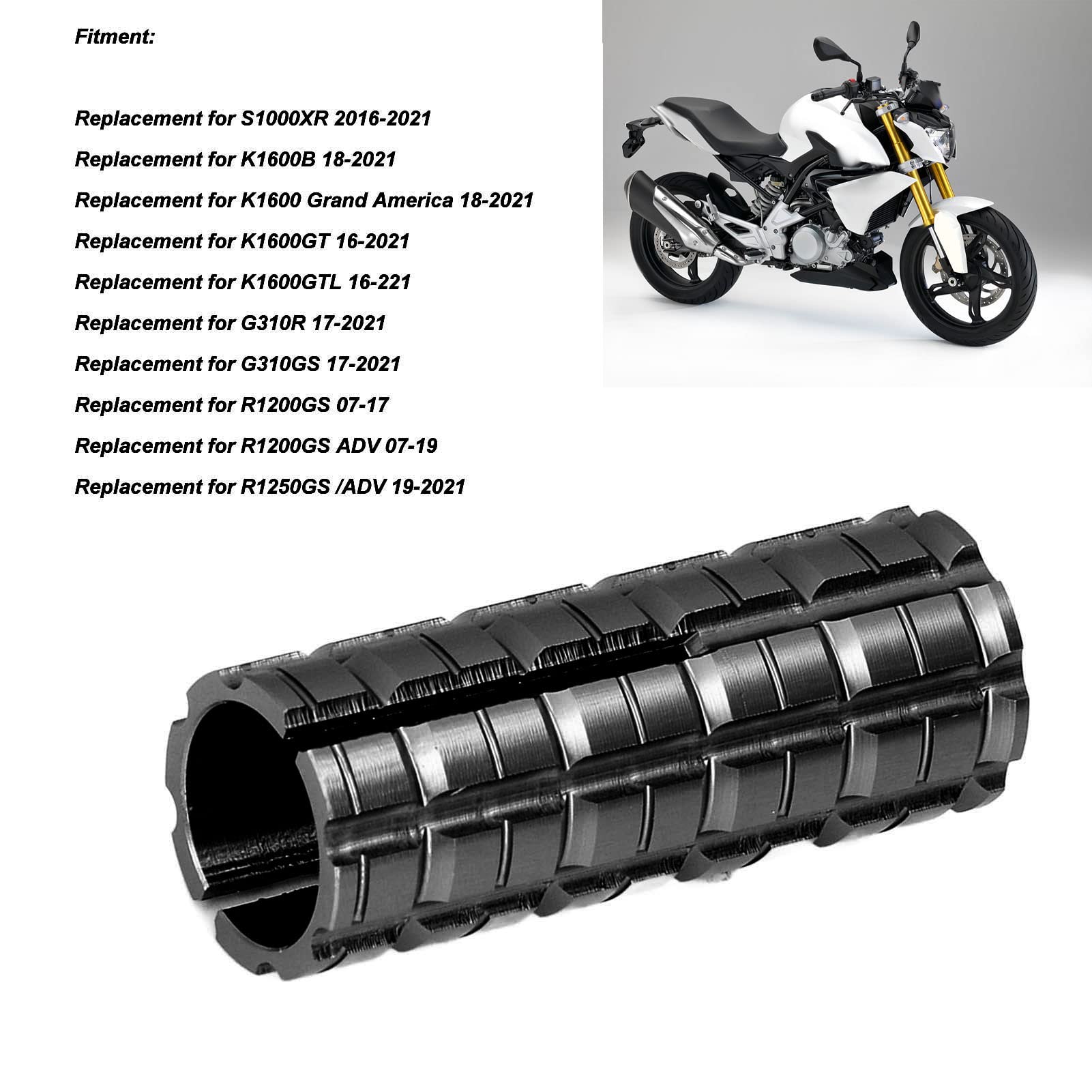 Akozon - Cubierta de Pedal de Cambio de Marchas, Cubierta de Pedal de Palanca de Cambio de Marchas para Motocicleta, Reemplazo de Aleación de Aluminio Ampliada para S1000XR K1600 G310R / GS(Negro)