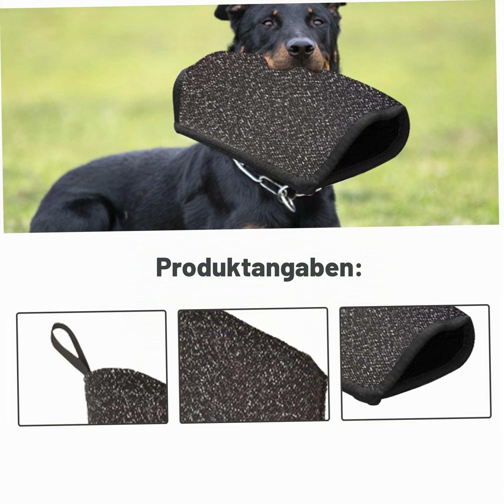 Hundetraining Ärmel Nylon Hundebiss Ärmel resistent räumlich rettend Hundetraining Armärmel Professionelle interaktive Bissschutzhülle für Hunde Training