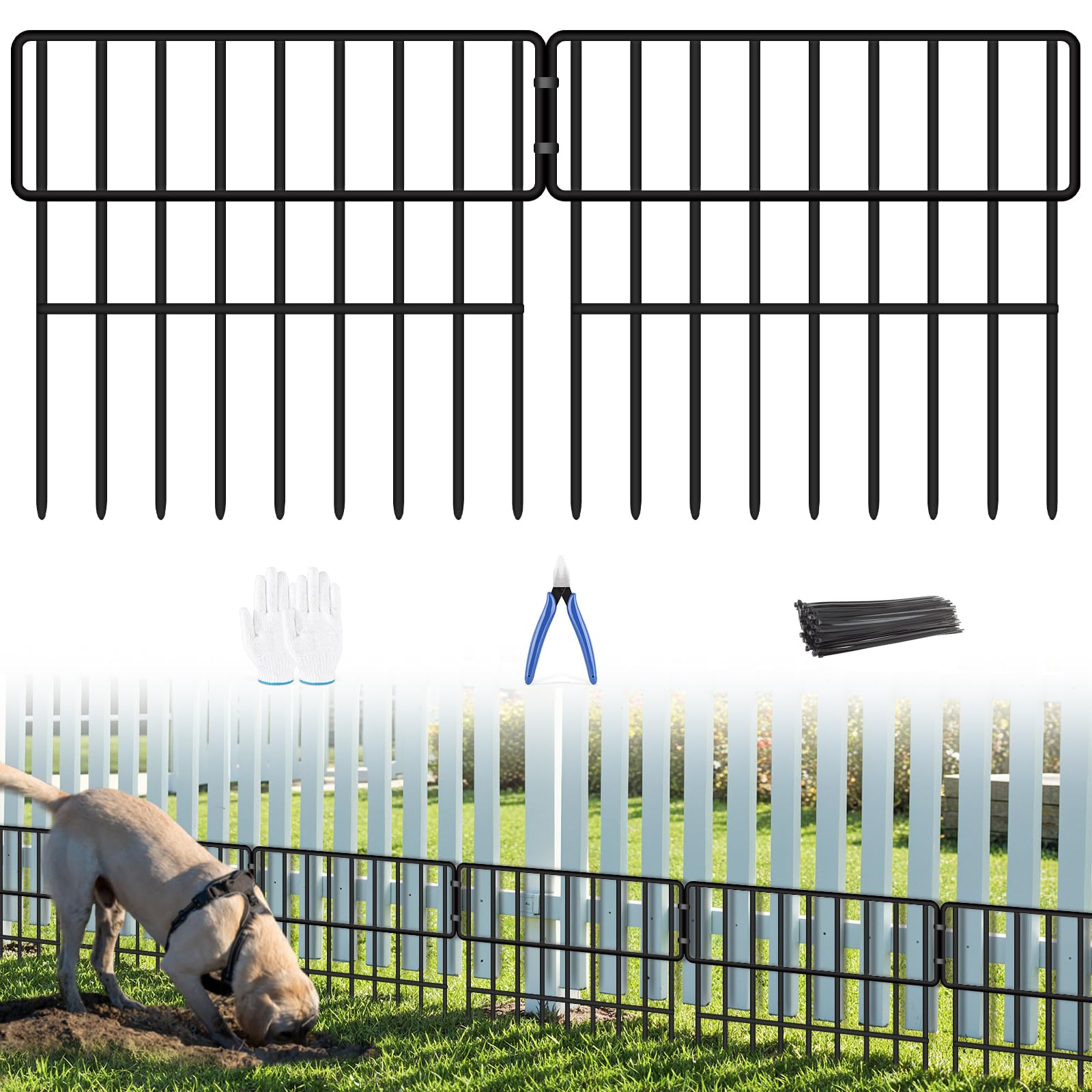ULIOK 38 Panels Animal Barrier Fence