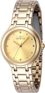 Invicta Wildflower Lady 32mm Stainless Steel Gold Gold dial PC21J Quartz