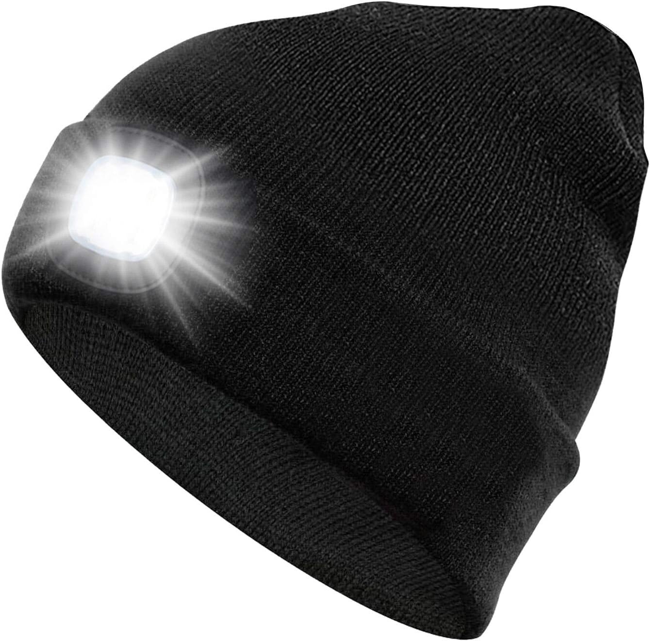 Sminiker Beanie Hat with Light Unisex 