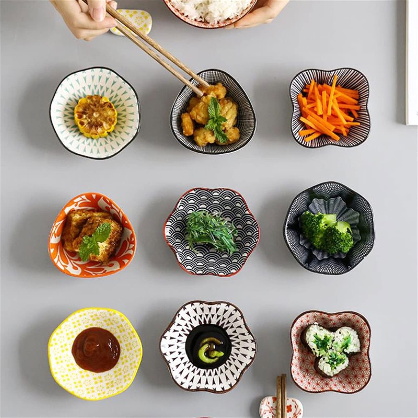 Ceramium Dip Sauce Gerichte Set Japanischen Stil Dip Schalen Vorspeise Servieren Essig Soja
