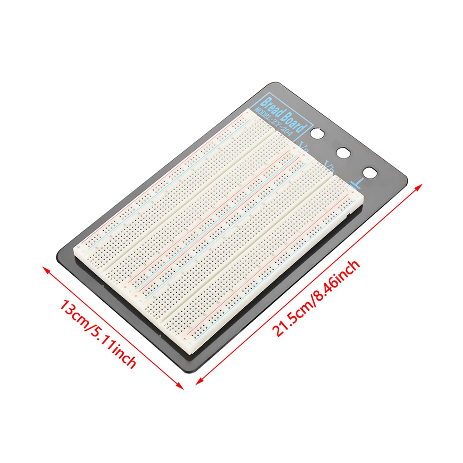 Sperimentazione Solderless Breadboard 1660 Punti Holes Plug-in Test breadboard Test del circuito di saldatura