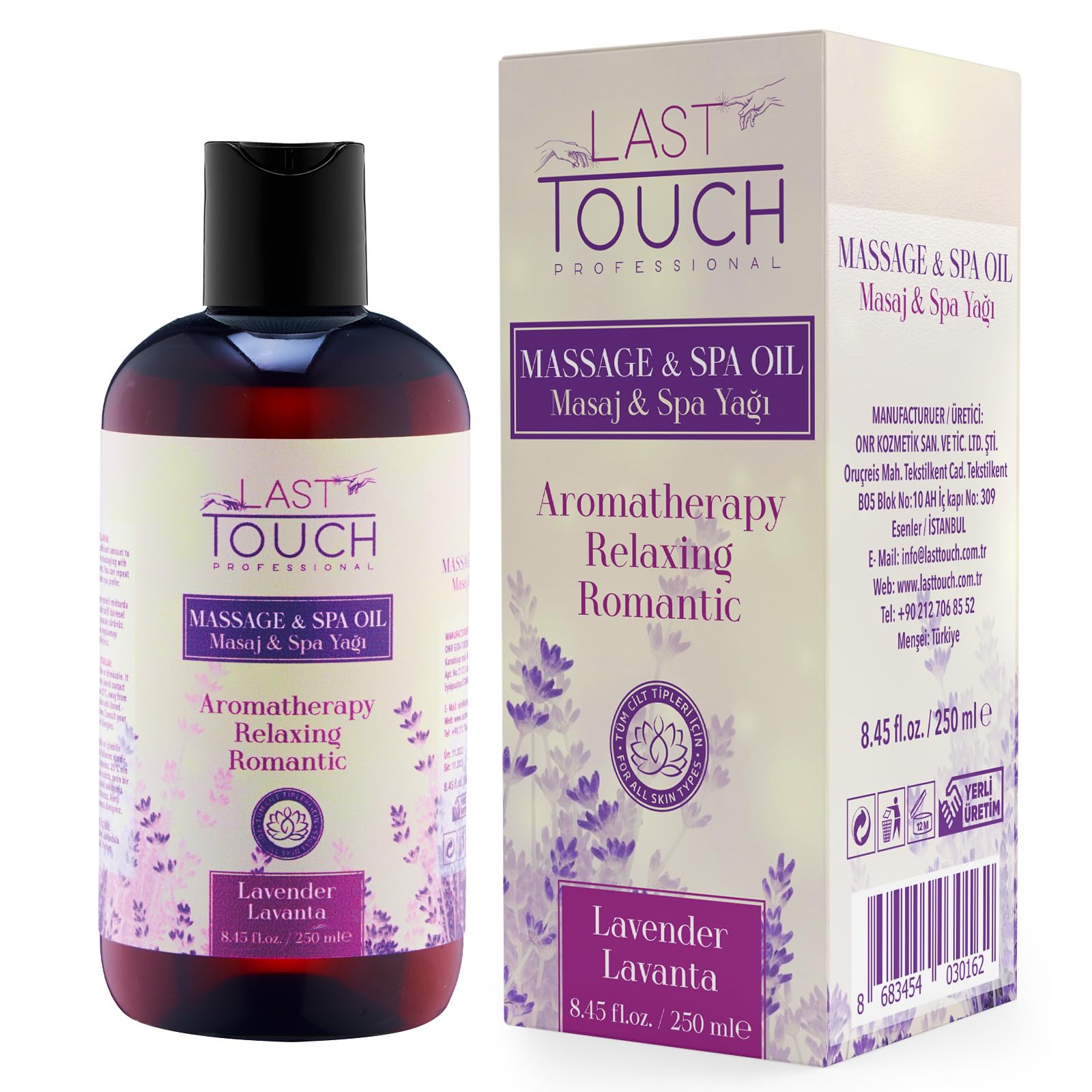 Lavender Sensual Massage Oil for Couples Sexual - Massage Oils for Date Night - Massage Oil for Massage Therapy - Aromatherapy Oil for Intimate Moments - Aphrodisiac Oil - 8.45 Fl Oz