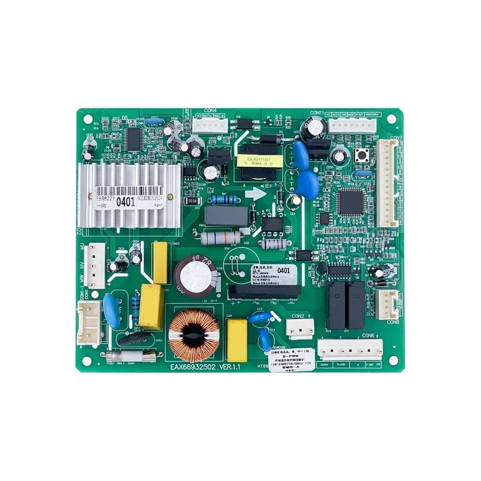Mtux56xxeti One Color Ebr82230401 Control Board For Refrigerator Circuit Pcb Fridge Motherboard Freezer Parts