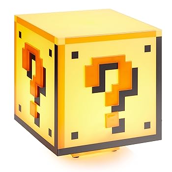 Paladone Nintendo Super Mario Brothers Question Block Night Light