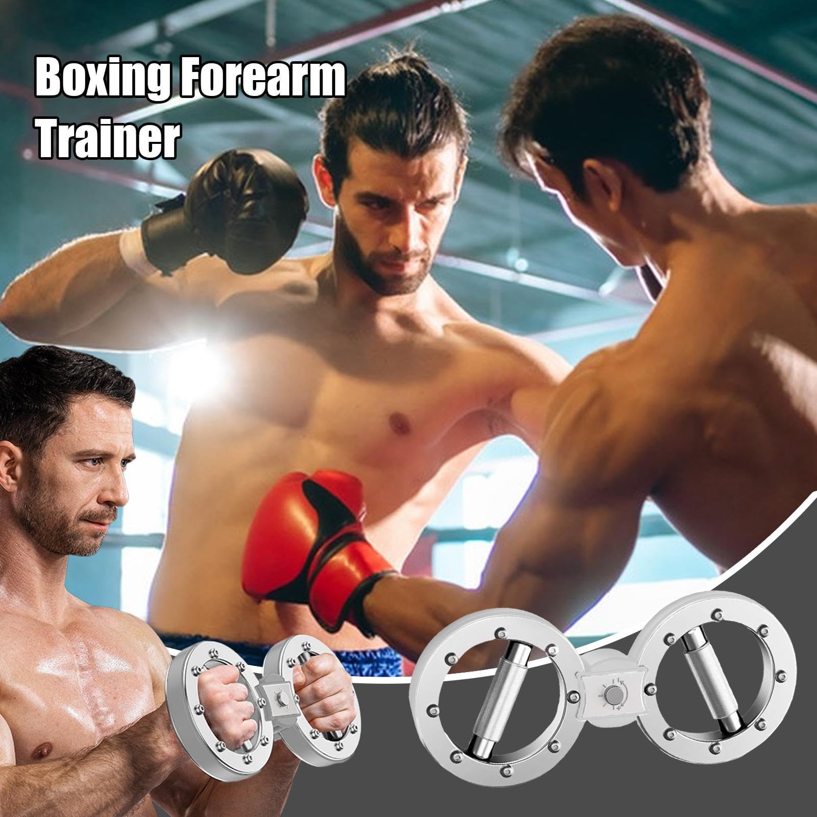 360 Grad drehbarer Unterarm-Trainer – Verstellbarer, multifunktionaler Rotationstrainer | Griffkrafttrainer für Heimtraining | Grad Verbrennungsmaschine für Arm & Schulter Krafttrainer