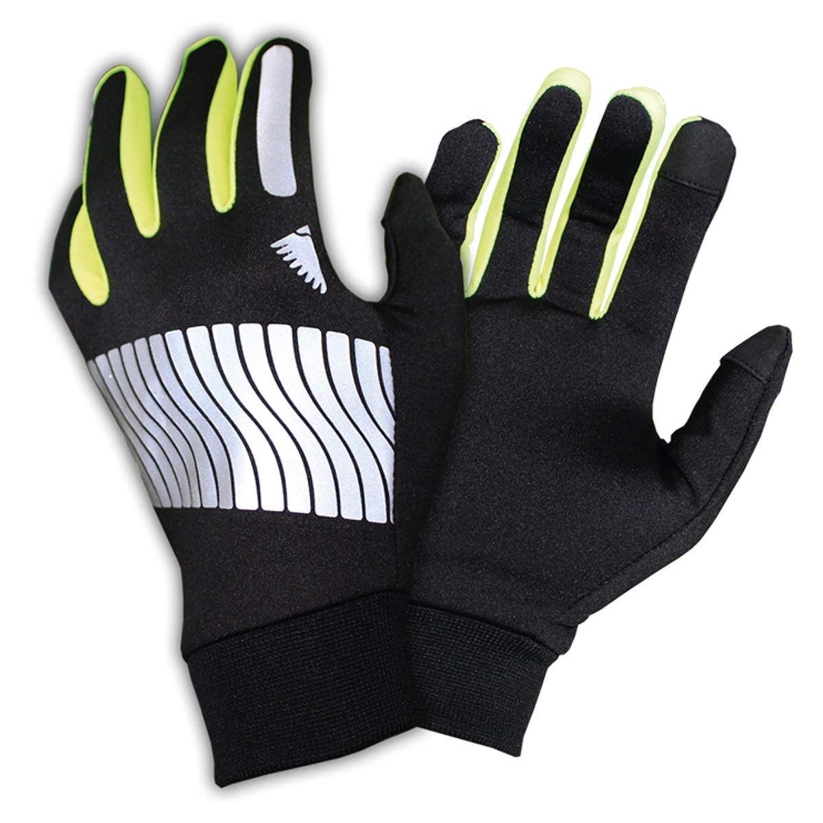 Salzmann Herbst Winter Reflektierende Fahrradhandschuhe für Herren Damen - Outdoor Winddicht Touchscreen Handschuhe - Winterhandschuhe für Lauf Radfahren Sports