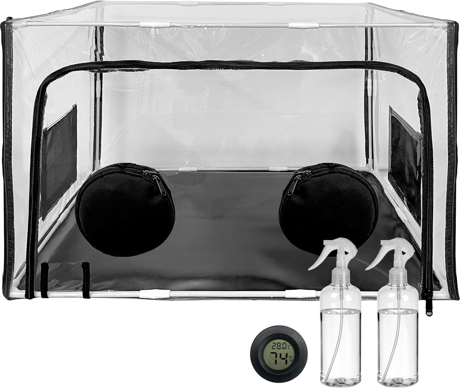 Fungiworks Mushroom Growing Kit, Monotub Mushroom Grow Tent with Mesh Window for