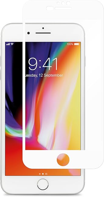 Moshi iVisor AG - Anti-Glare Screen Protector for iPhone 8 Plus / 7 Plus White