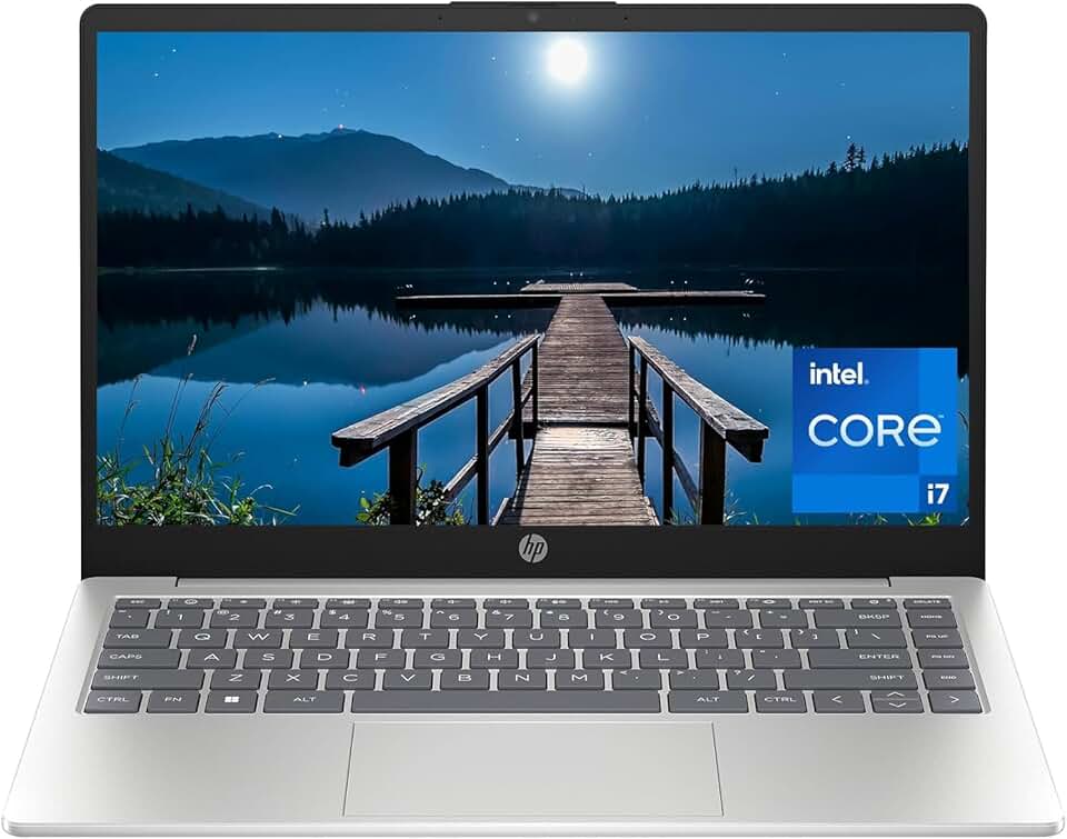 HP 14-Inch Laptop FHD 16GB RAM 512GB SSD Silver