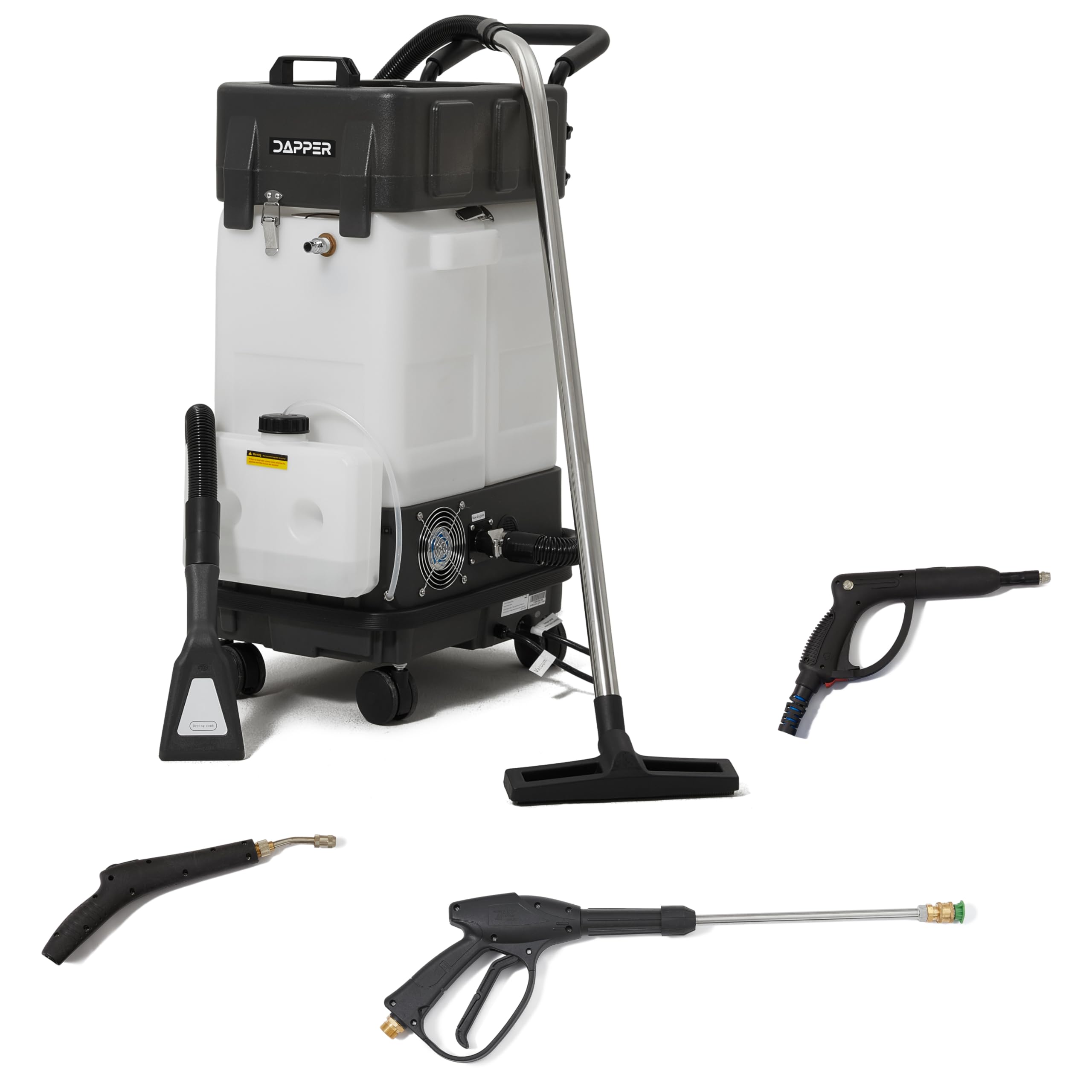 Dapper All-In-One Restroom Cleaning Machine with High-Pressure Rinsing Steam Cleaning Solution Spray Wet Dry Vacuum Blower Ideal for