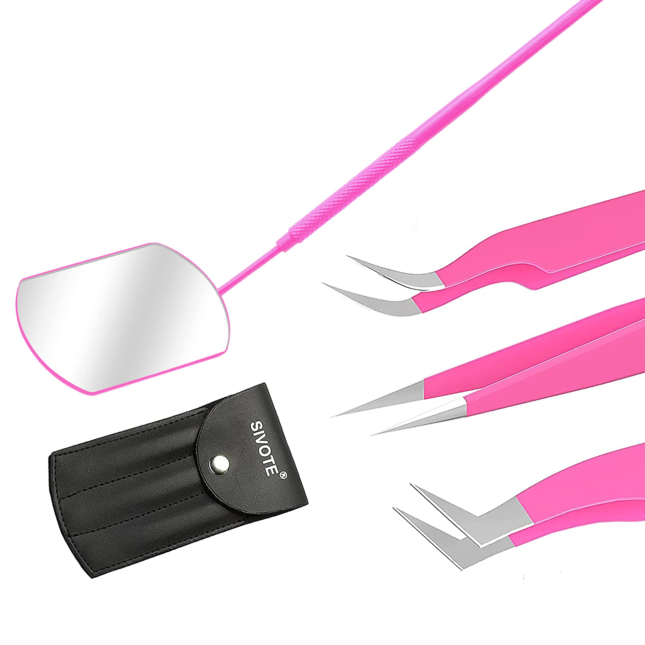 Lash Tweezers + UPGRADED DESIGN Lash Mirror