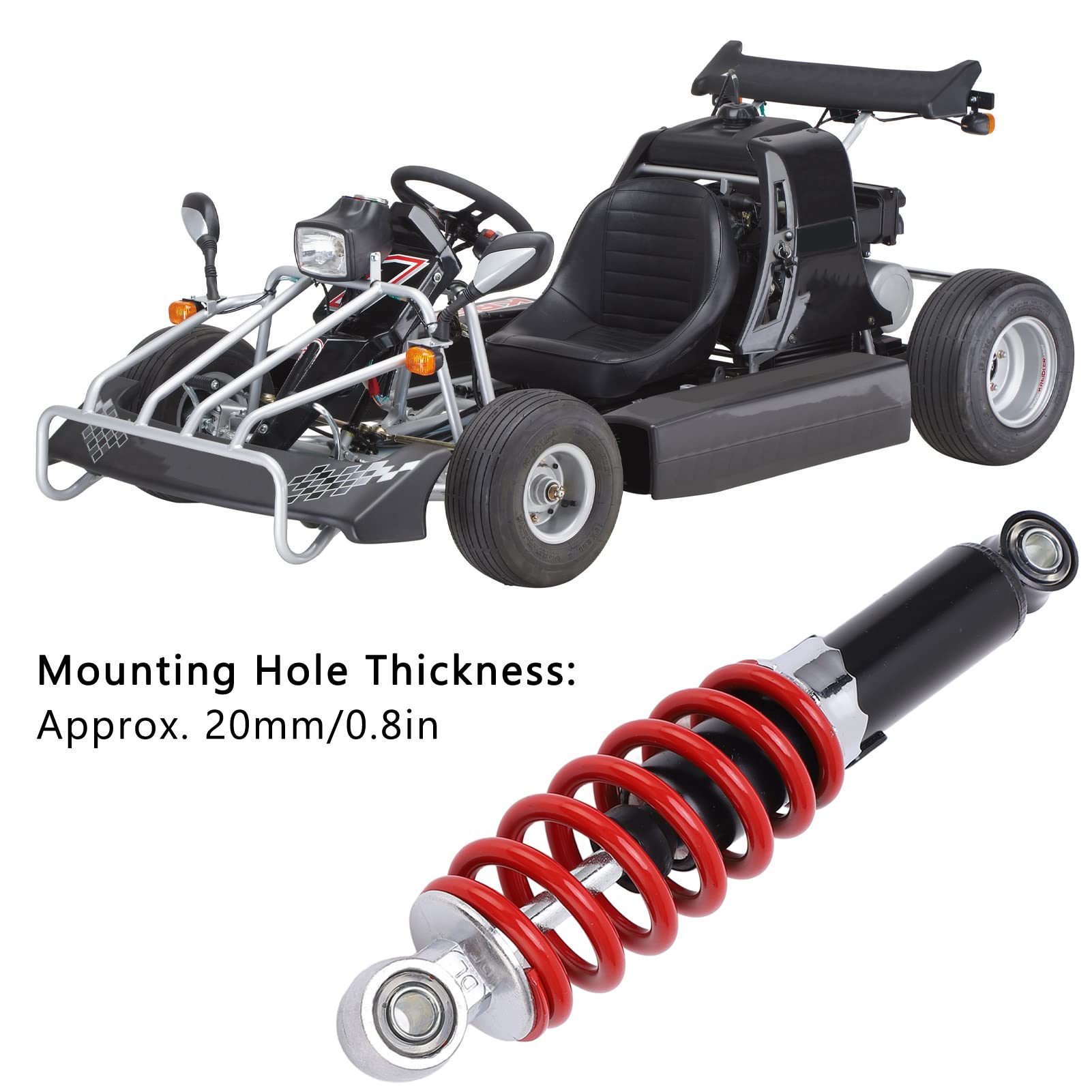 Ammortizzatore Di Sospensione RC In Lega Di Alluminio Per Camion Rimorchio Tamiya 1 14 Rosso 95064938