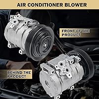 Vista 12 de Compresor de aire acondicionado AC para Ford Police Interceptor Utility 2013-2015, Ford Explorer 2011-2015, con embrague de A/C, compresor de CA