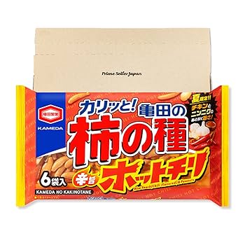 Amazon.co.jp: 亀田製菓 亀田の柿の種 辛旨ホットチリ 164g